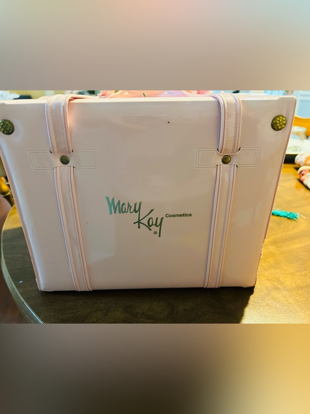 Mary Kay Light Pink Cosmetic Carry Tote
Vintage